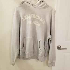 Vintage late 90s early 00s Abercrombie and Fitch Hoodie Grey Size XL